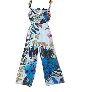 Vintage New Iceberg Italy Butterflies Jumpsuit Girls